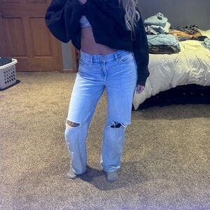 Garage Light Blue Boyfriend Jeans